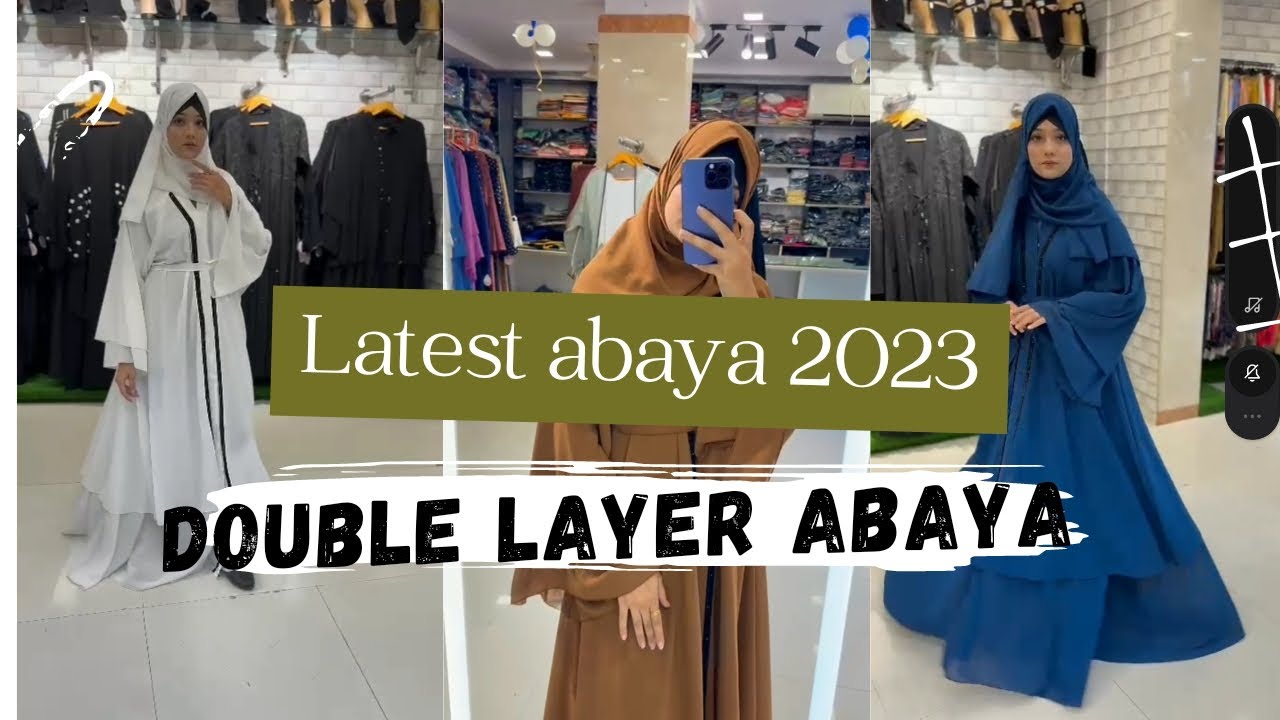 Diamond Georgette double layer #abaya with jardosi work | Affordable price| #layeredabaya #burkha