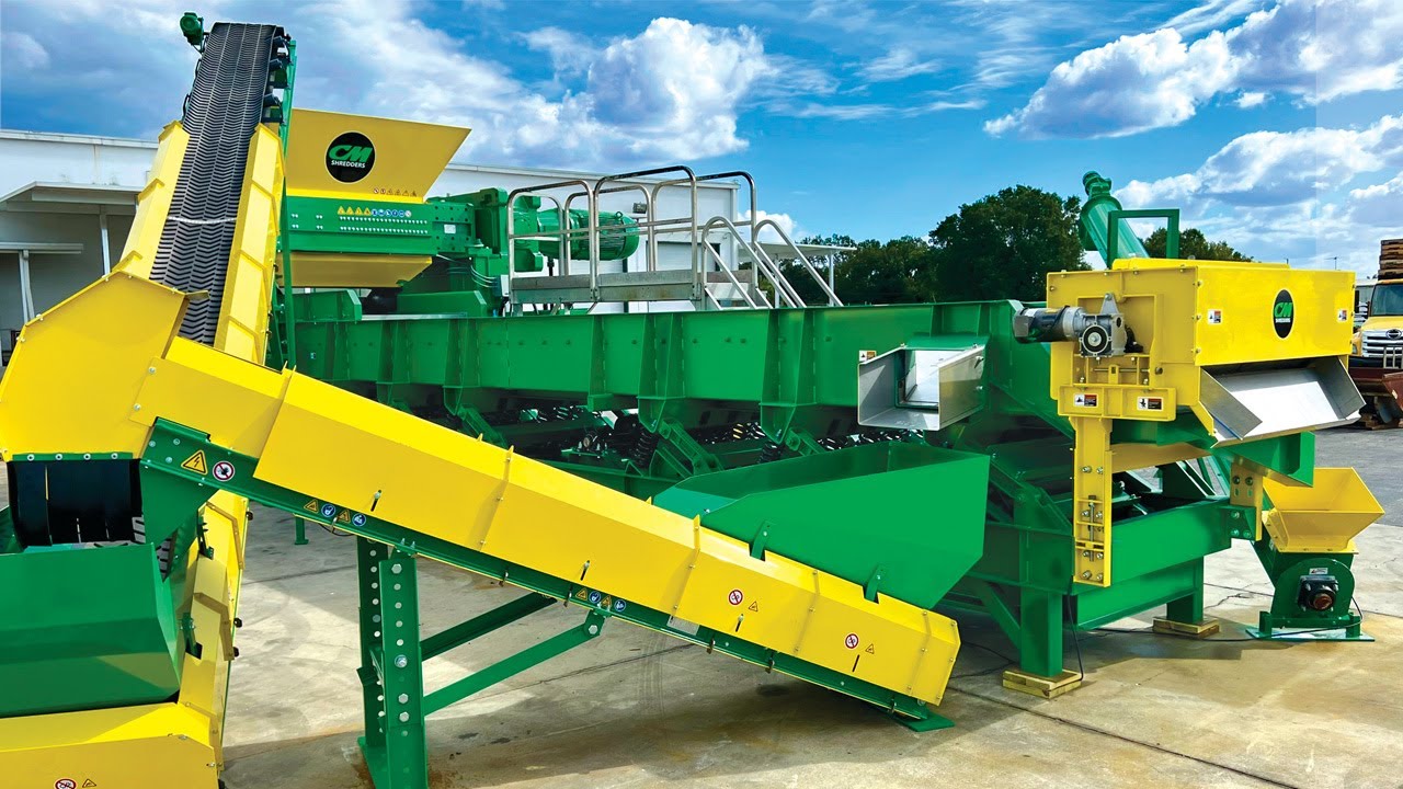 Standalone Tire Wire and Steel Cleaning System | CM Shredders