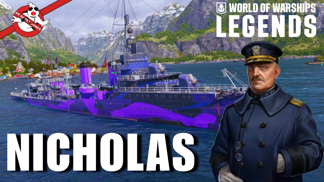 NIGHTMARE Mode Reward - NICHOLAS || World of Warships: Legends