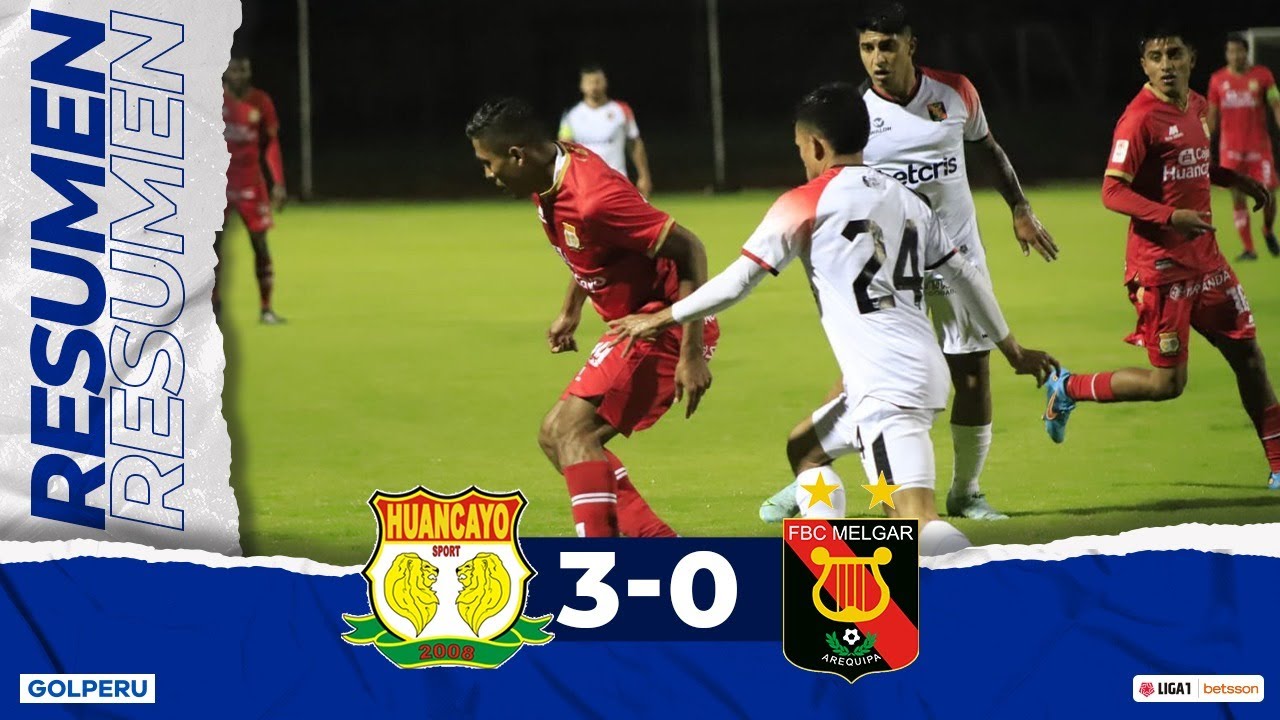 Resumen: Sport Huancayo vs FBC Melgar (3-0) #LIGA1BETSSONXGOLPERU