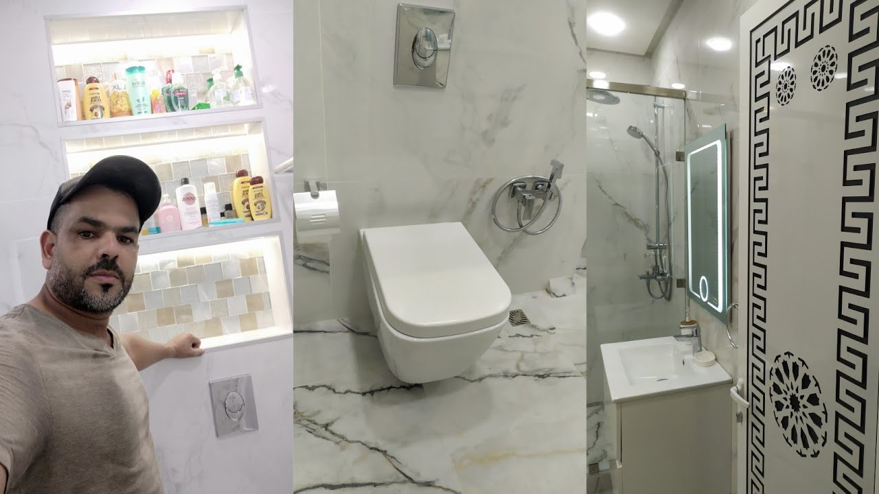 أحدث وأجمل تصاميم #للحمامات العصرية 2023 #زليج #السيراميك 120×60 PART 8