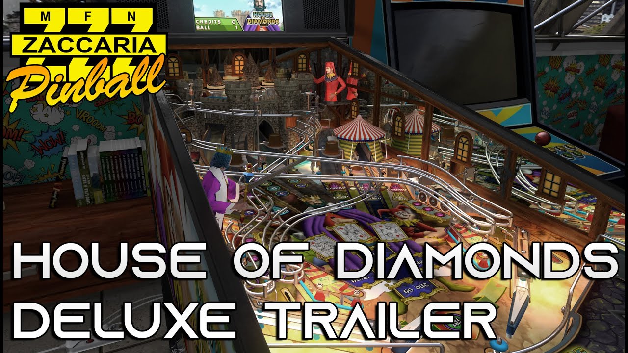Zaccaria Pinball - House Of Diamonds Deluxe Trailer (Steam)
