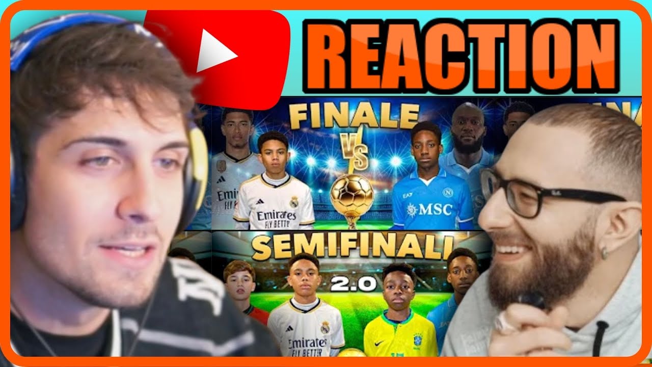 BLUR & MARZA REACTION alla FINALE del PALLONE D'ORO DEI BAMBINI !! 🔥