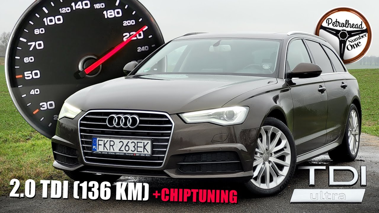 2017 Audi A6 2.0 TDI (136 KM) +CHIP | V-MAX, Prezentacja, Wyciszenie, AUTOBAHN. | 4K