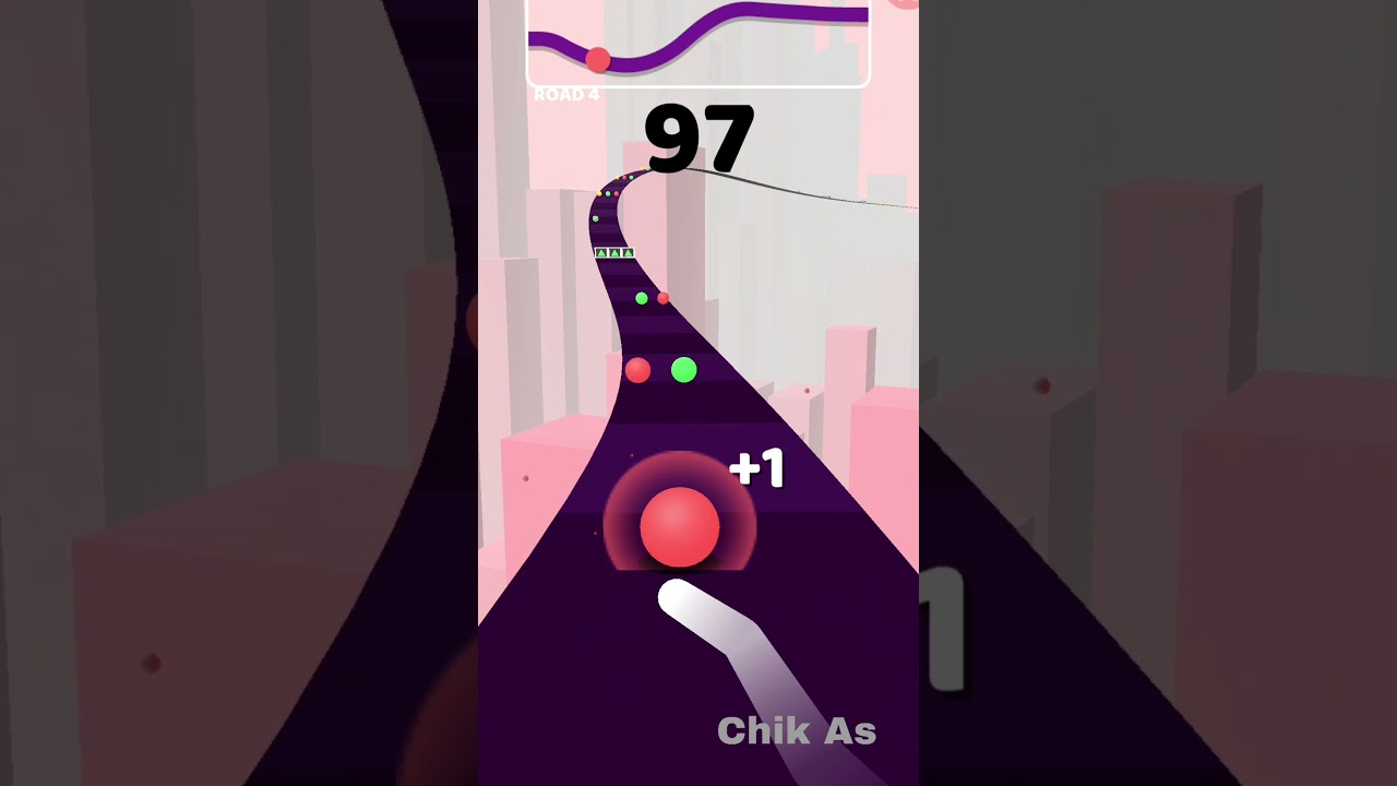 Color Road 🧜&zwj;♀️👸 All Levels Gameplay Trailer Android,ios New Game Level 18