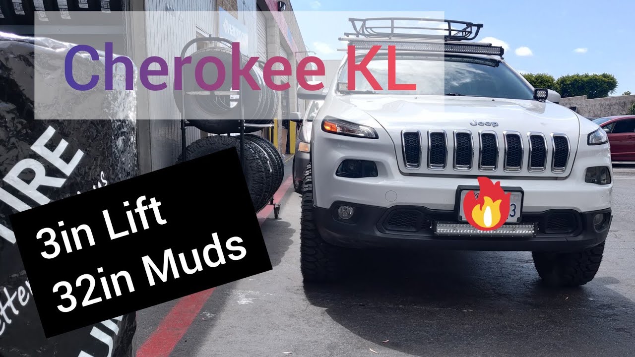 Cherokee KL Lift Kit on 32s / The Tire Garage TV Ep46