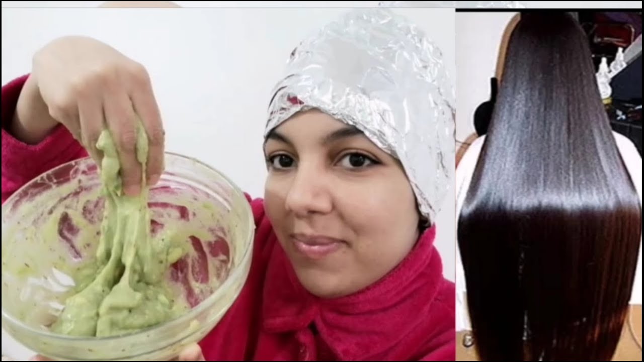 أقوى كيراتين طبيعي لترطيب الشعر الخشن لا سشوار لا ترطيبة شعر حريري
