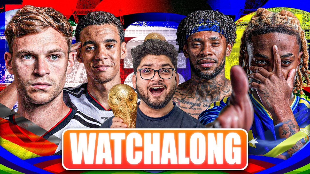 CUCURELLA TO MADRID... WHAT?  | GERMANY vs CURACAO FIFA WORLD CUP 2026 LIVE REACTION & WATCHALONG