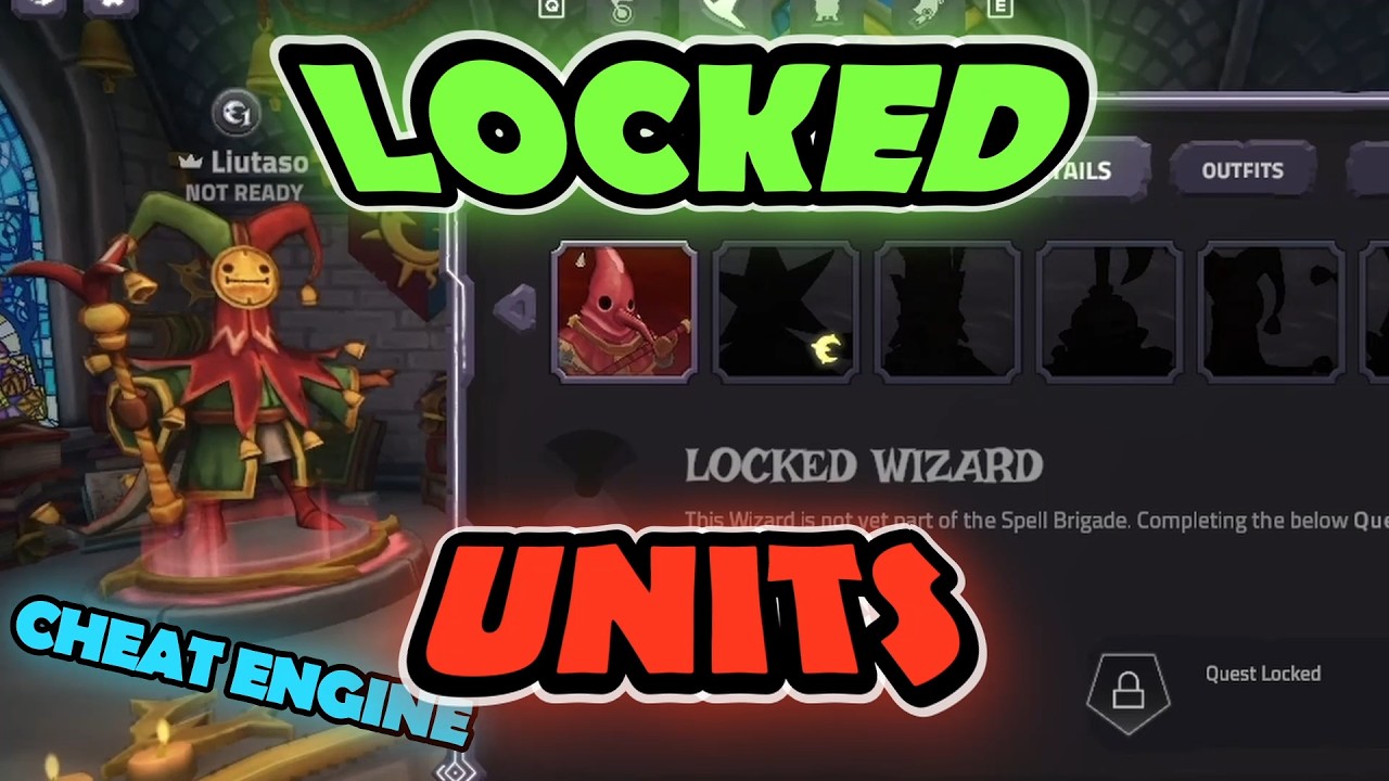 The Spell Brigade Demo - Locked Units With Cheat Engine