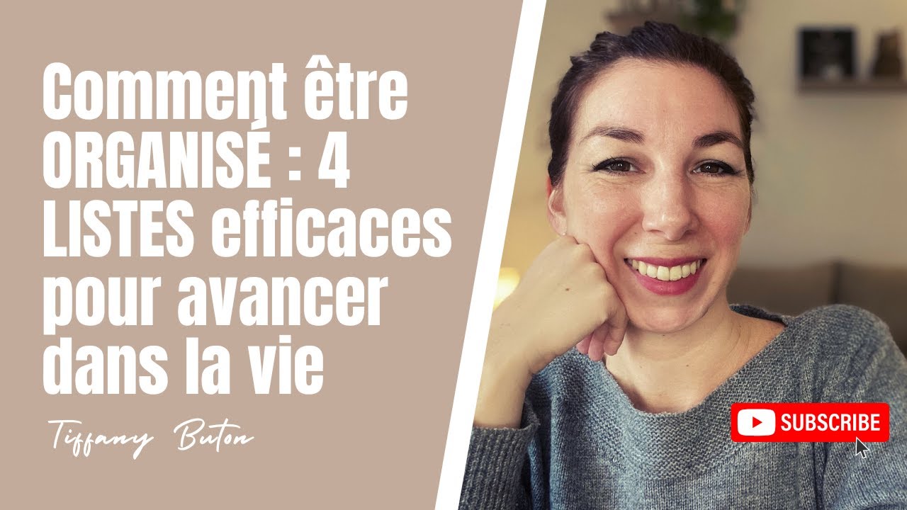 ✨Comment être organisé : 4 listes efficaces pour avancer dans la vie
