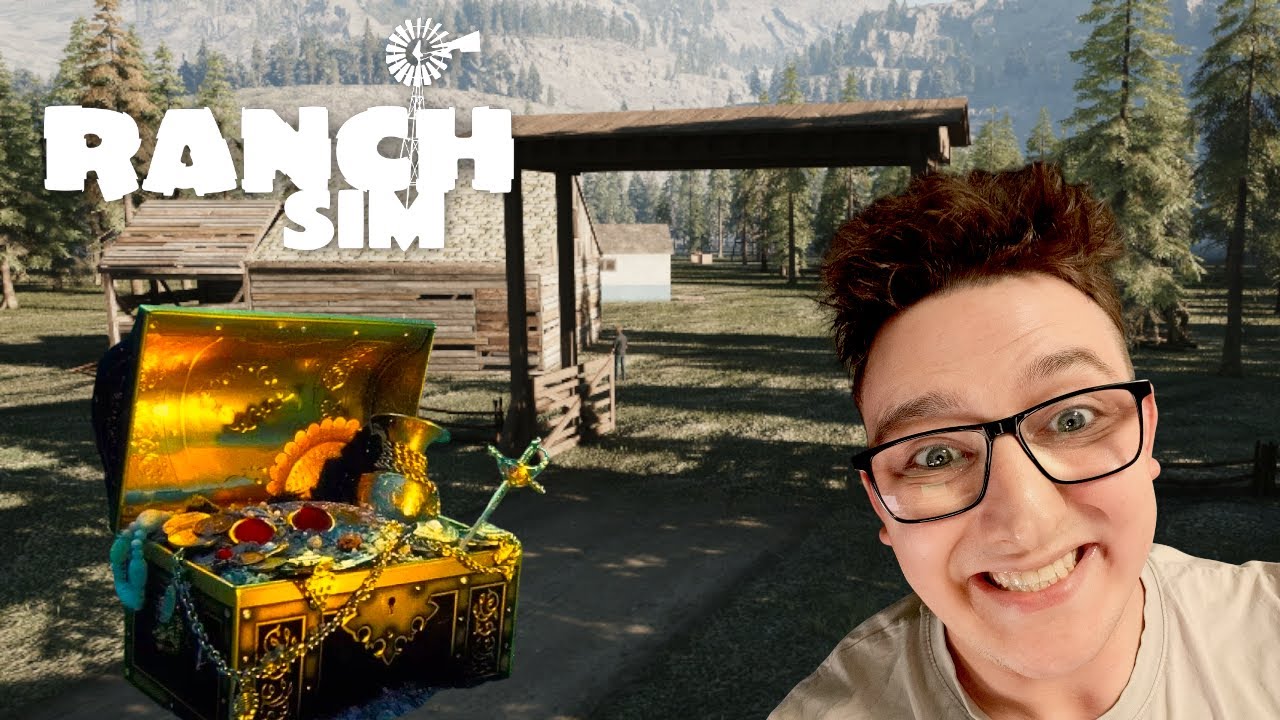 КАК НАЙТИ СОКРОВИЩЕ В САМОМ НАЧАЛЕ ИГРЫ RANCH SIMULATOR!!!!!!