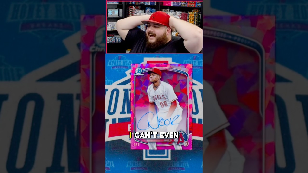 &ldquo;On the day he gets called up to the Major Leagues!&rdquo; Yep, a 1/1 Christian Moore pulled! #mlb #angels