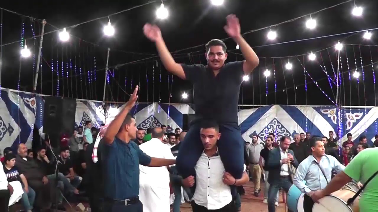 وصلة الفنان احمد القسيم من افراح الحمز حفل زفاف علي نمر الحمزة2018..