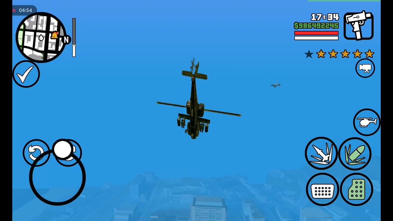 GTA San Andreas Mobile - Police Los Santos + Six Star Escape 6