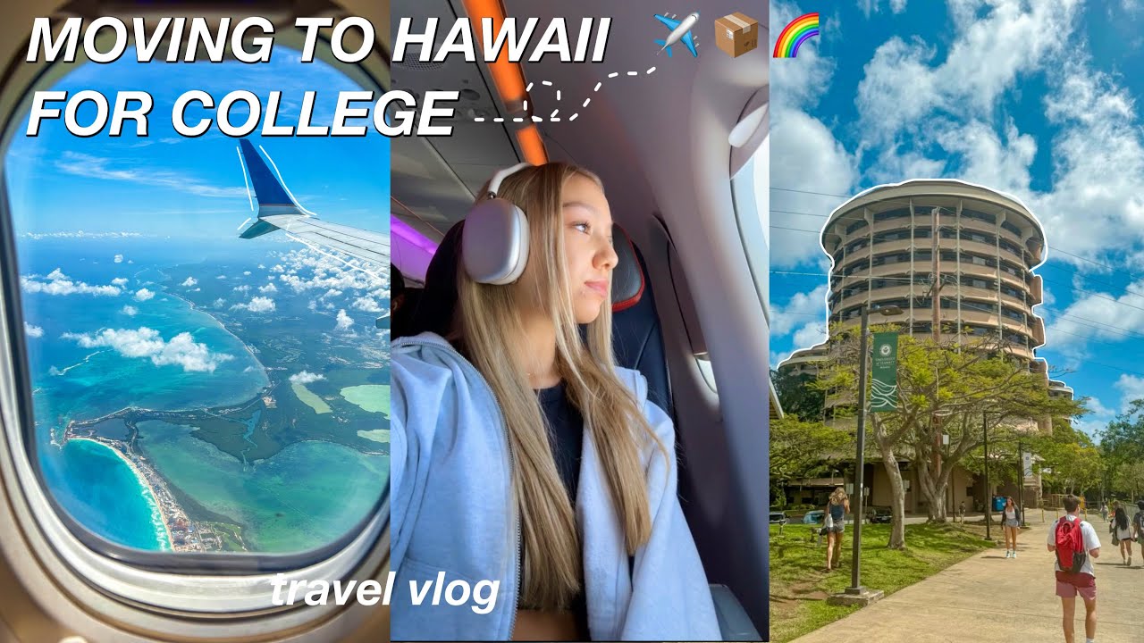 MOVING TO HAWAII | travel vlog + move in!!