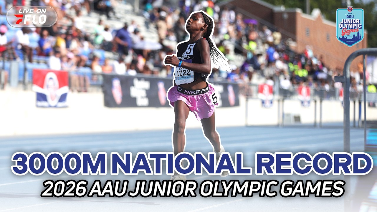 12-Year-Old BLAZES NEW 3000m National Record at AAU Junior Olympics 2026