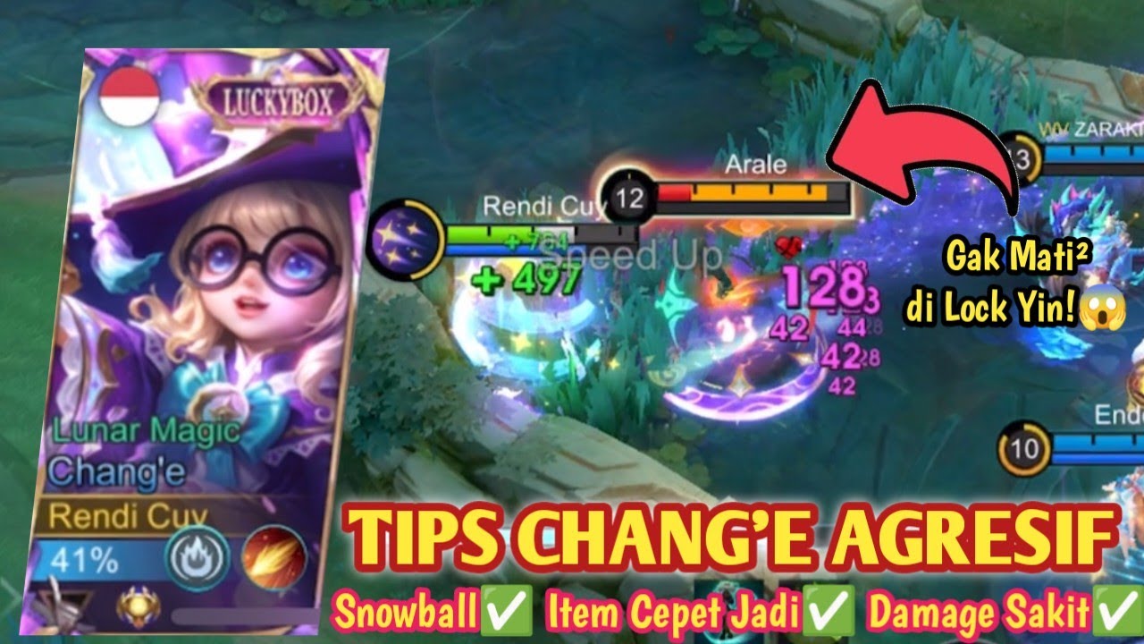 CHANG'E AGRESIF ULTI SAKIT BANGET! PAKE FLAMESHOT & TANPA MATI! BUILD CHANG'E TERSAKIT 2026 - MLBB