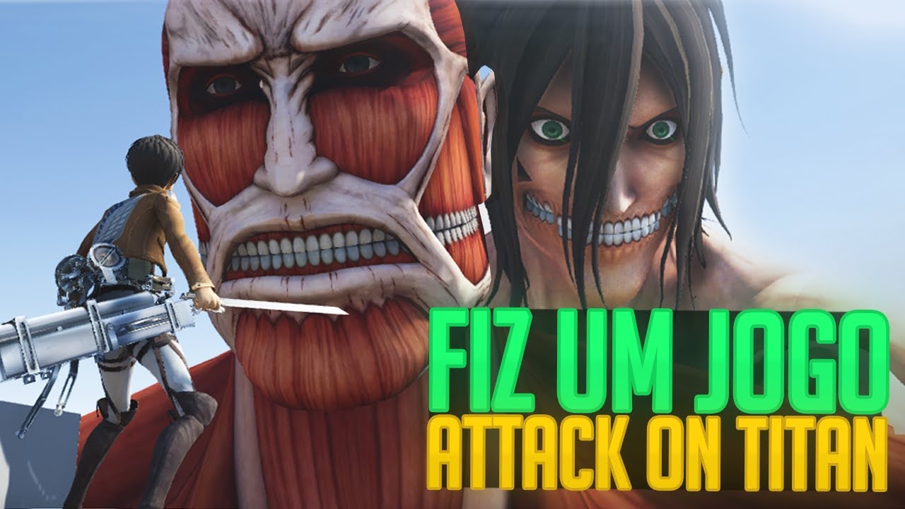 CRIANDO UM JOGO DO ATTACK ON TITAN! (Shingeki no Kyojin)