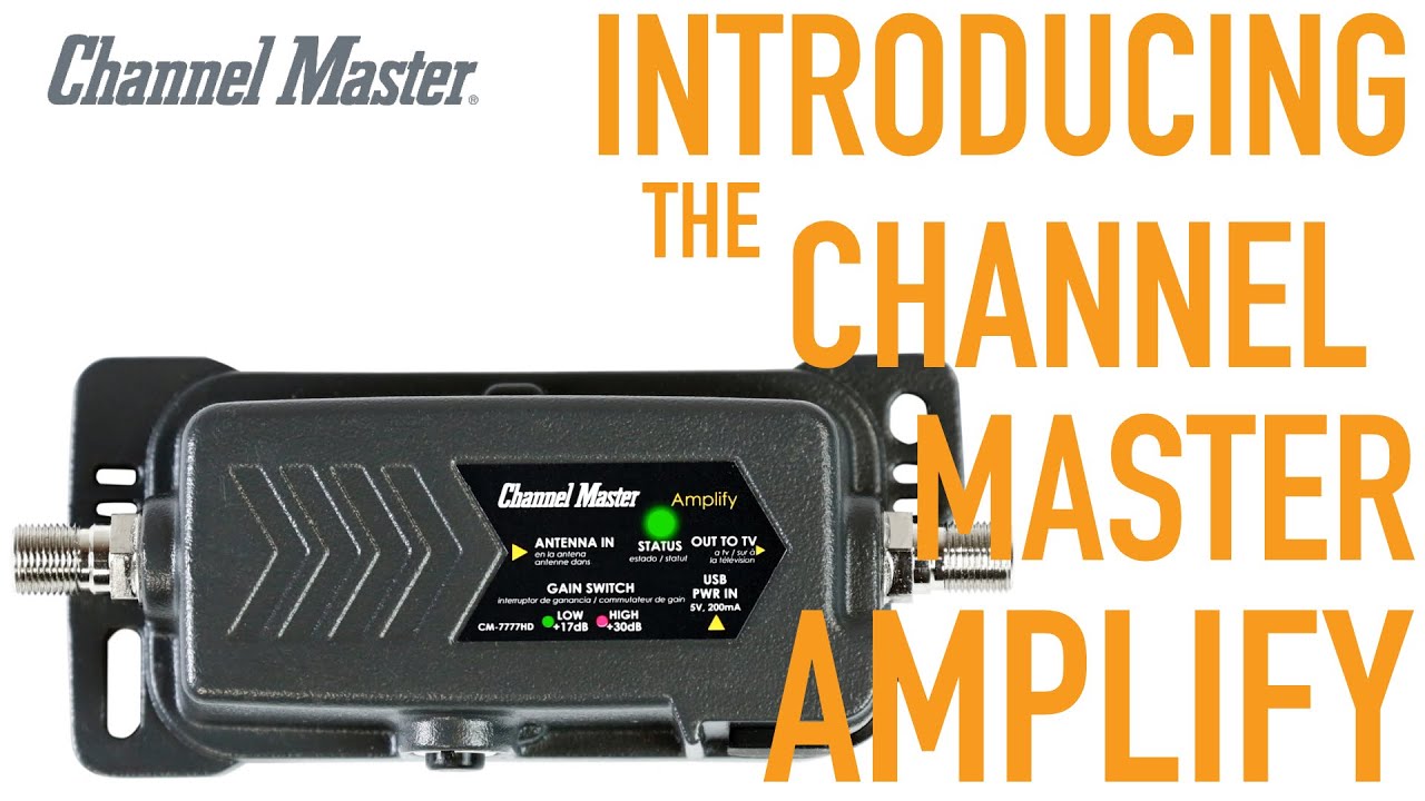 Channel Master AMPLIFY | Усилитель телевизионной антенны с регулируемым коэффициентом усиления и ...