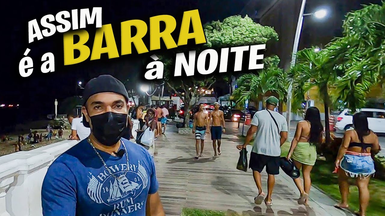Veja como é a Orla da BARRA à noite |  Salvador - Ba