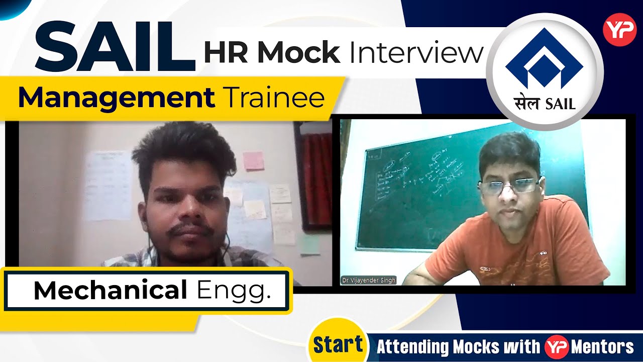 SAIL HR Mock Interview | Mechanical Engineering | Interview & GD Preparation with YourPedia