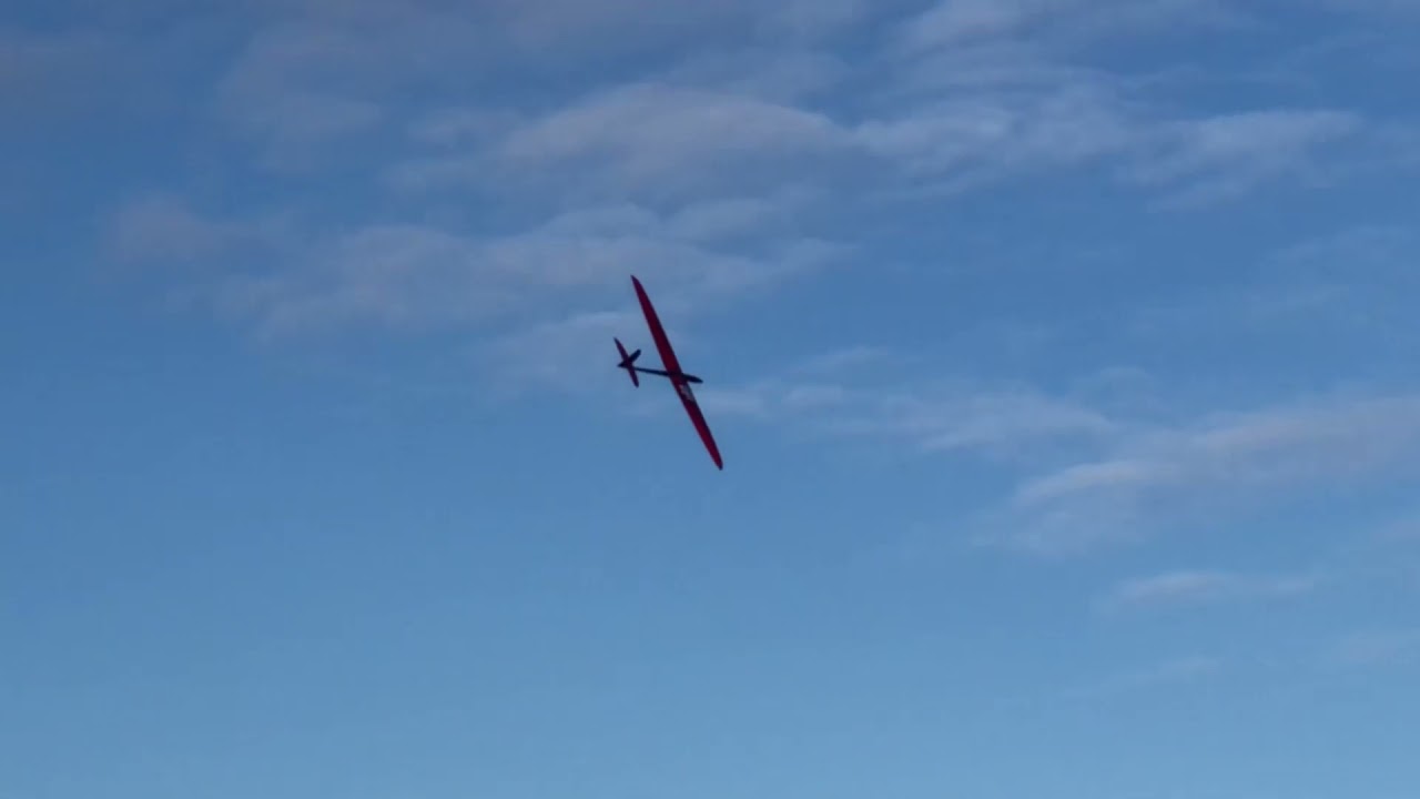 Maiden flight of the TJIRC Dream 2.0 slope soarer