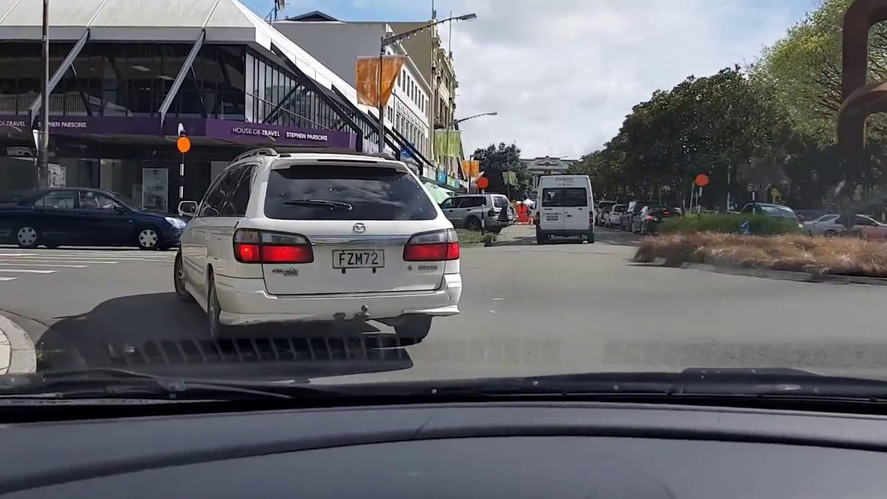 23-09-2017 | Driving arround Palmerston North | Election day, The Square, PAK'nSAVE, The Plaza
