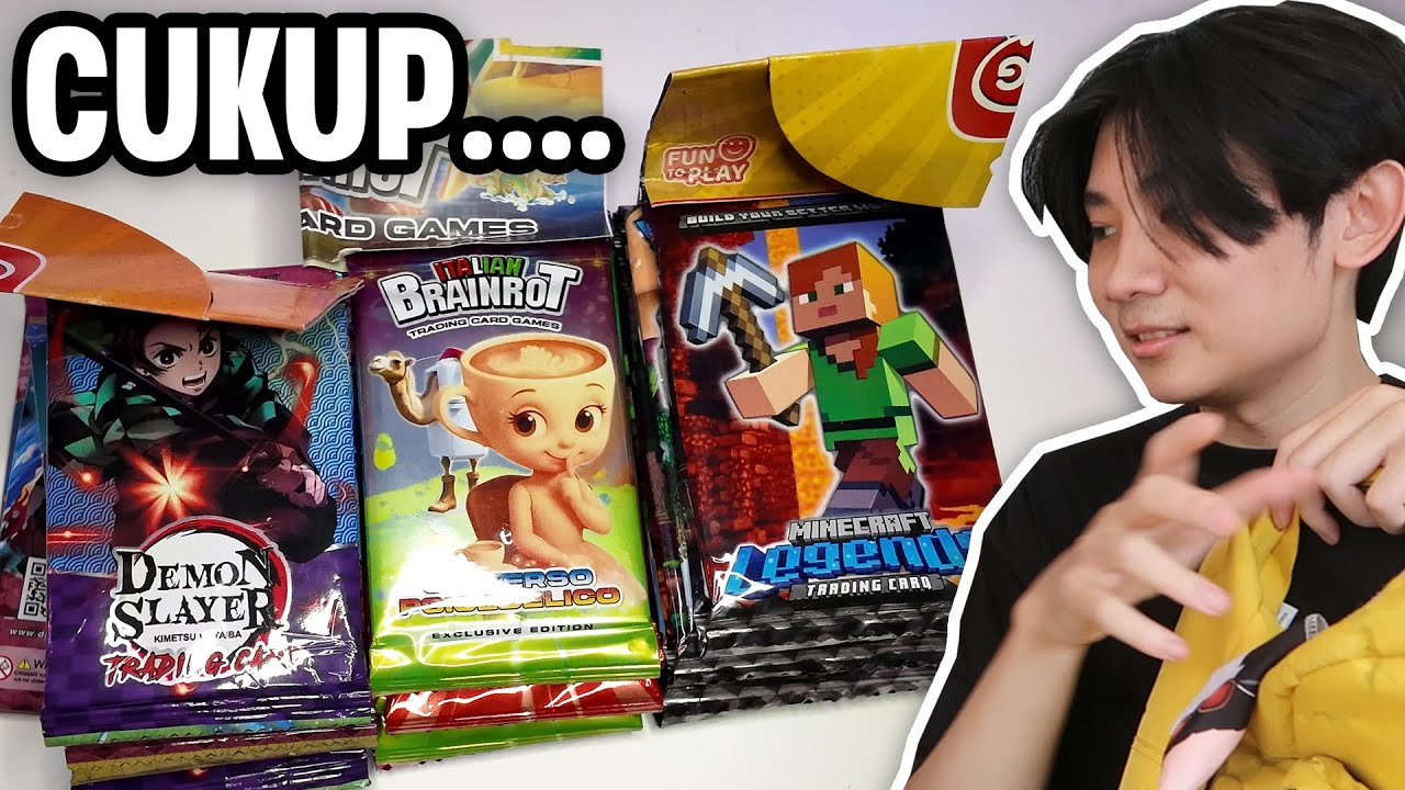 NEMU KARTU MINECRAFT, WIBU DAN BRAINROT, BANTU GW BERESIN SAMPAH DI KAMAR!