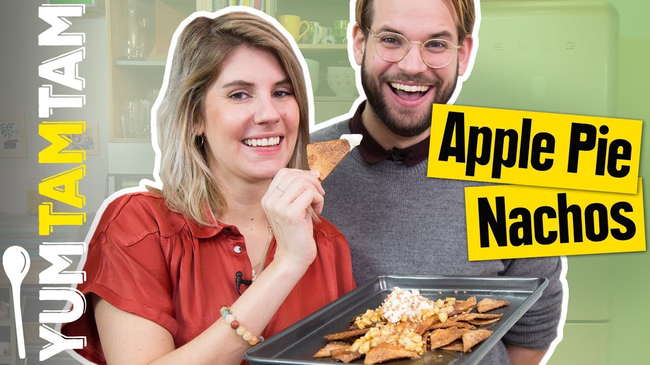 APPLE PIE NACHOS // Sind SÜSSE NACHOS BESSER als SALZIGE? // 