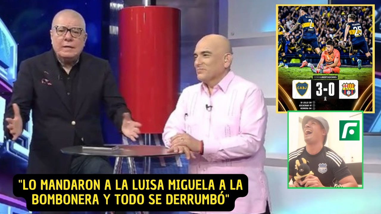 Vito Mu&ntilde;oz reafirma la eliminaci&oacute;n de Barcelona SC tras la derrota ante Boca Juniors