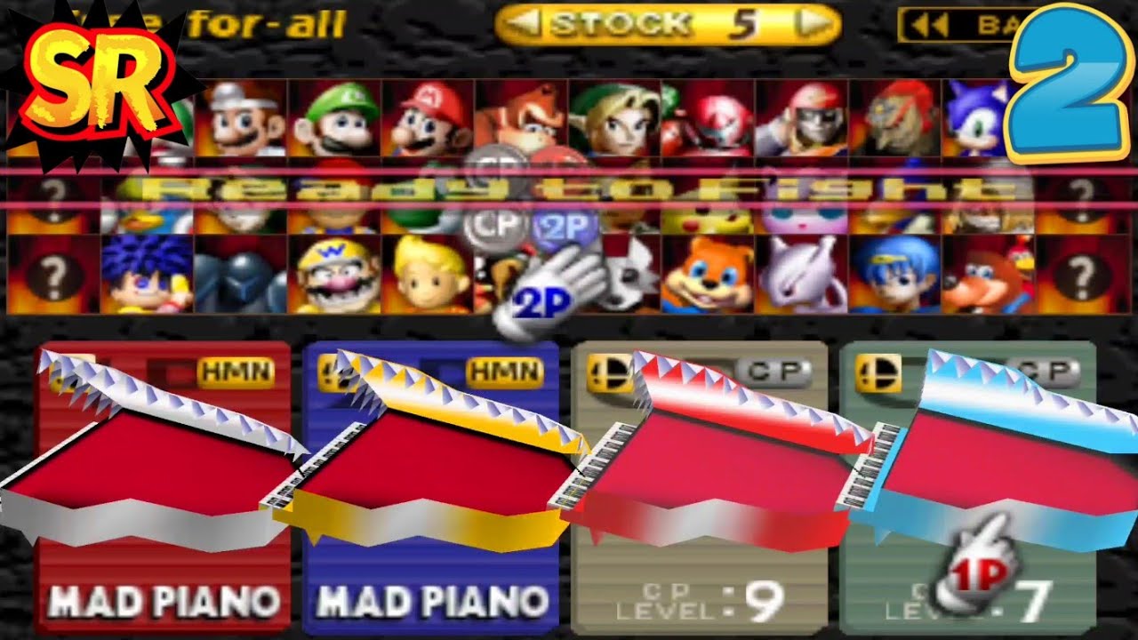 Smash Remix - Mad Piano in GIANTS MAYHEMMM🔥 - Free-for-all - Multiplayer Gameplay
