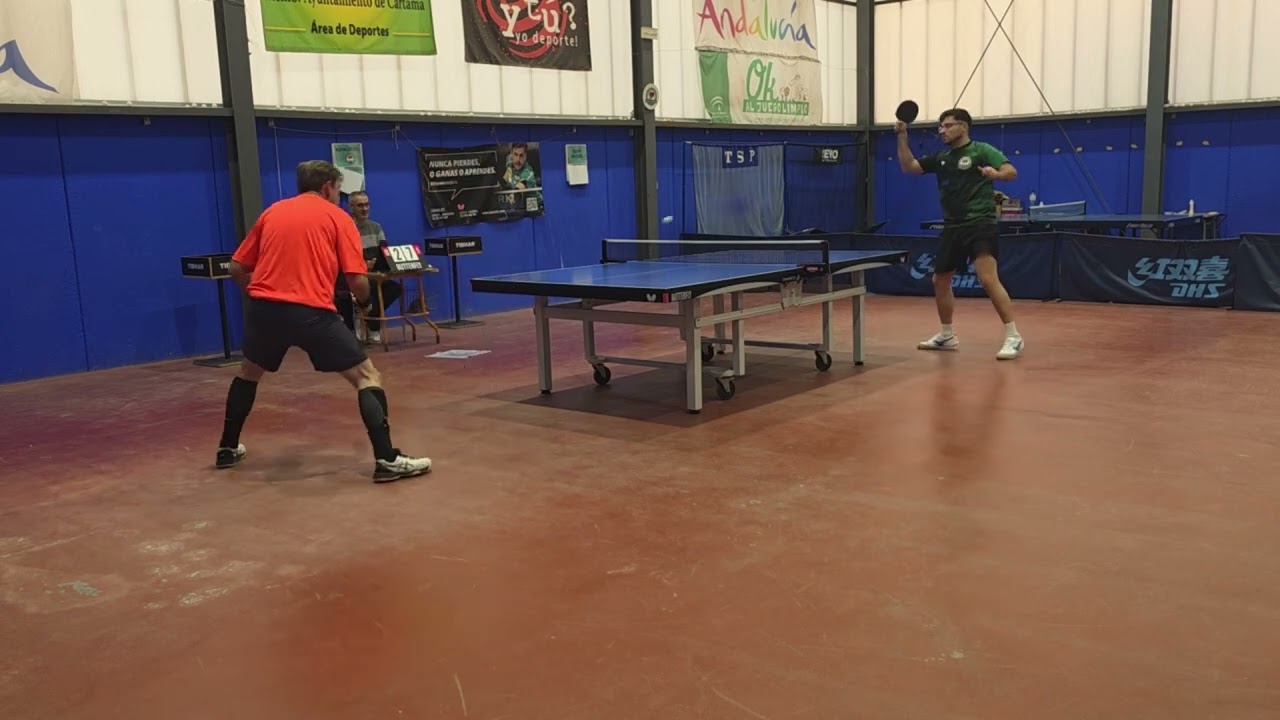 IVAN CAMPAÑA VS JOAQUIN GARCIA | TERCERA DIVISION NACIONAL TENIS DE MESA