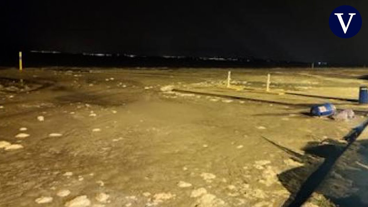 Así fue la repentina subida de la marea en Santa Pola