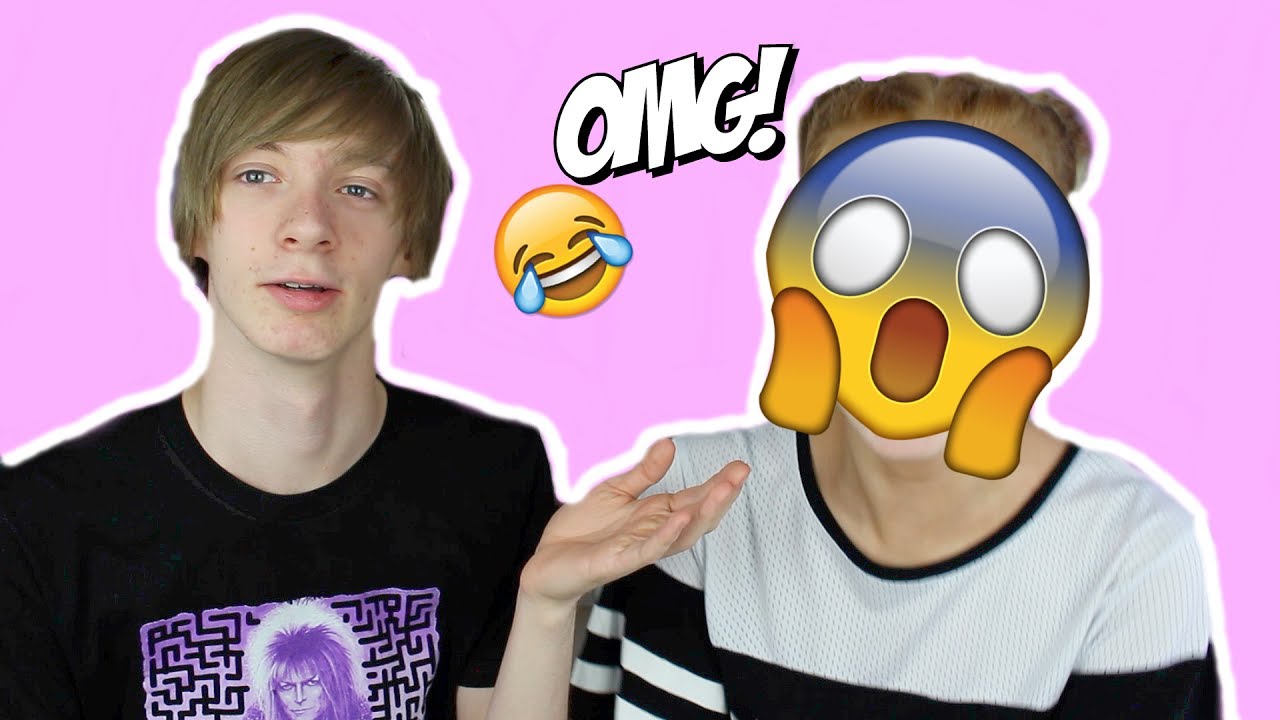 BROTHER DOES MY MAKEUP!!