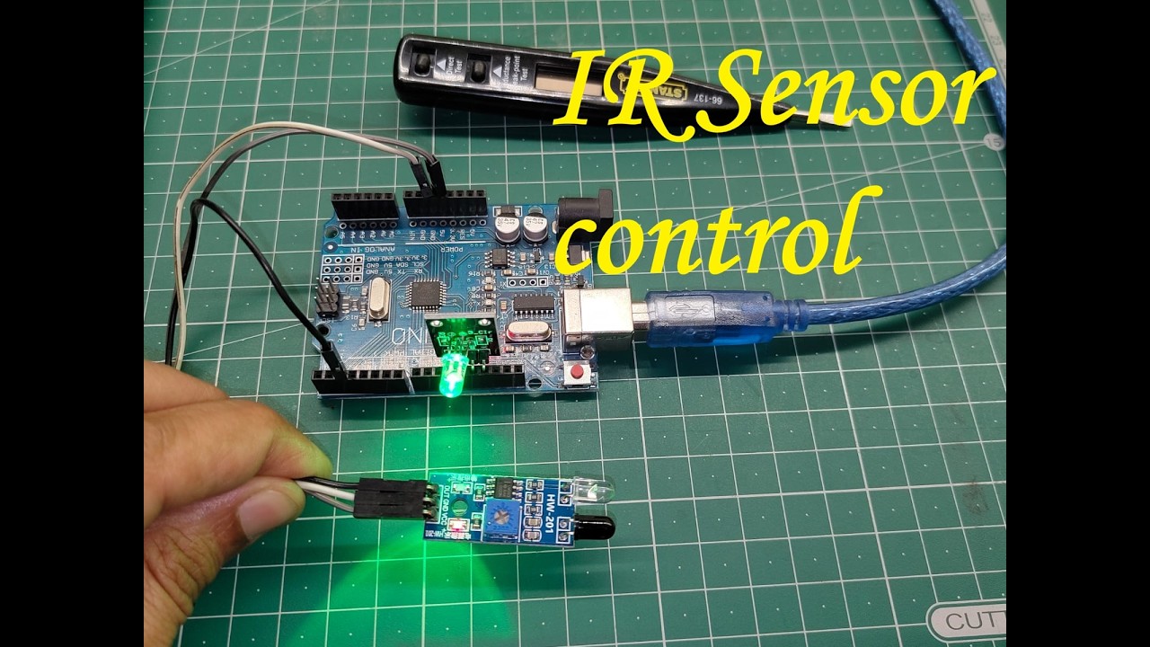 IR obstacle sensor control, Infrared sensor, Robot eye, Proximity sensor, RGB LED, Relay module