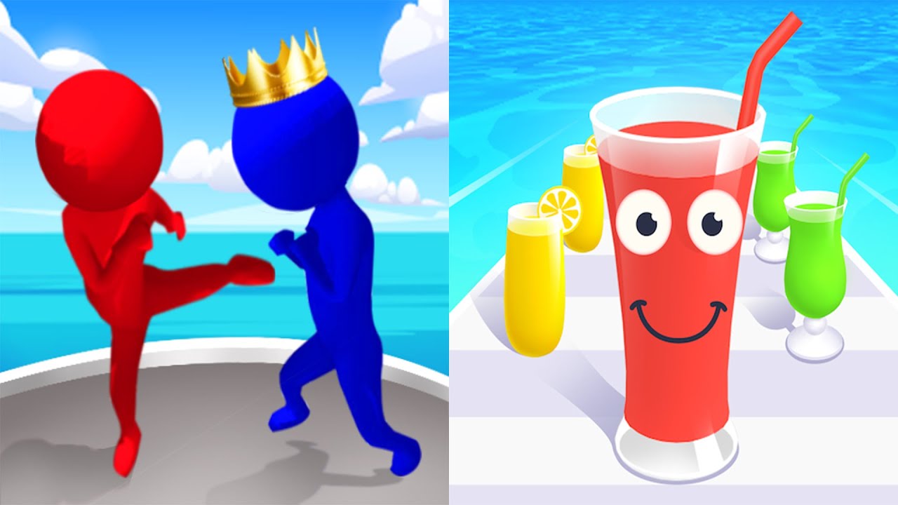 Satisfying Mobile Games Play 9999 Tiktok Games Size up VS Juice Run