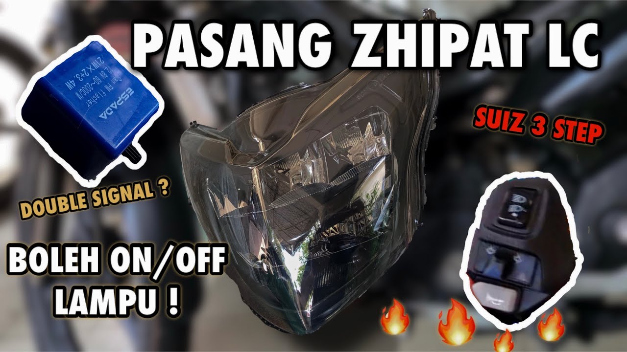 Pasang zhipat lc135 ! | Auto hensem 🔥 | Project LC