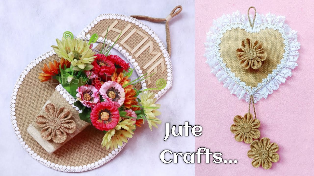 Amazing Wall hanging | Do you Believe these Jute Wall Hanging Craft Ideas are made from Scrap?