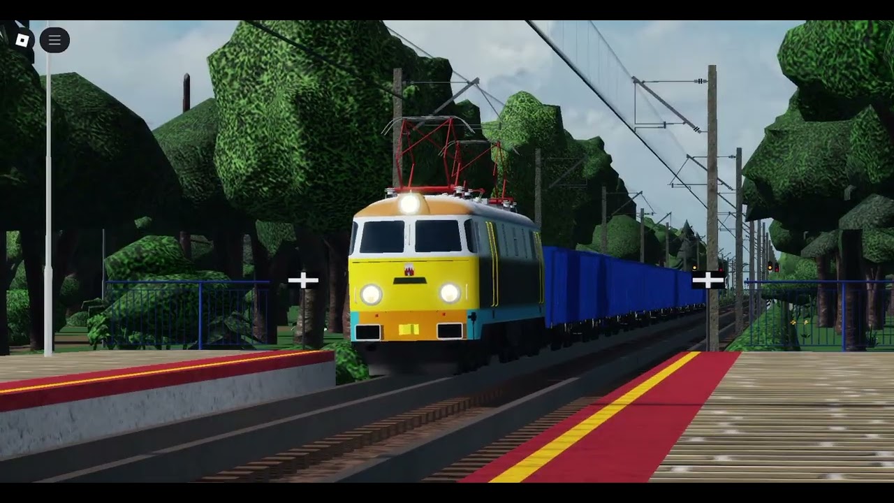 Pociąg towarowe na stacji station Wrocław w Polish Ro-scale classic.