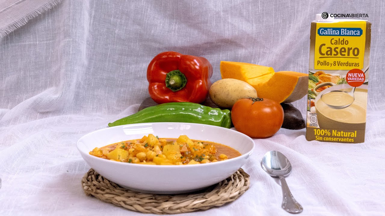 Garbanzos con calabaza, la receta fácil de un guiso muy nutritivo // Cocina Abierta