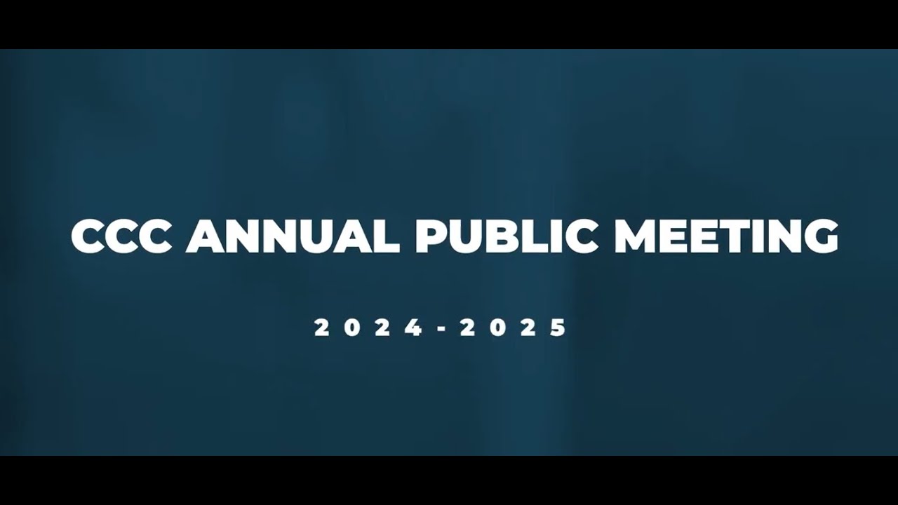 CCC Annual Public Meeting 2024-2025