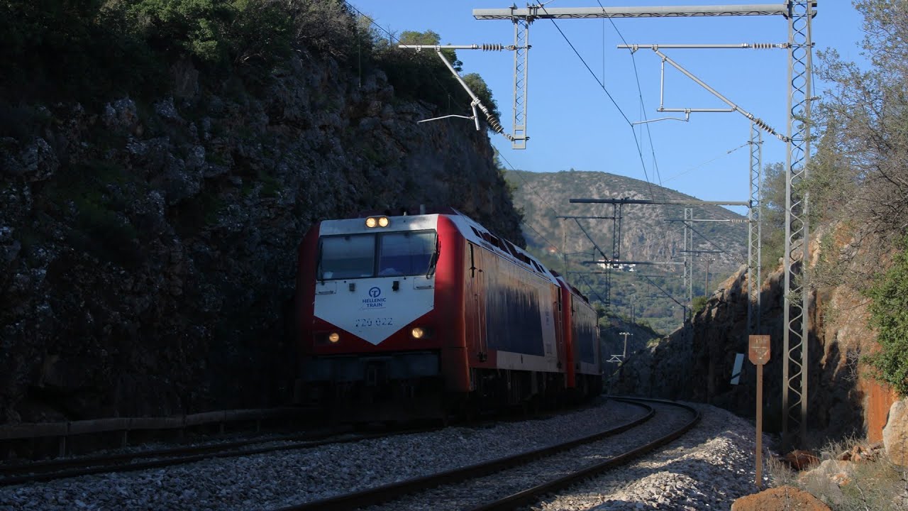 Trains around Avlonas, December 2025