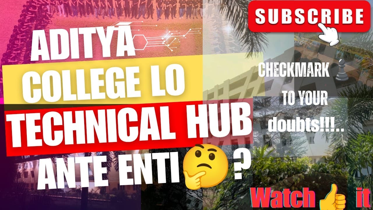 Aditya Engineering College lo Technical Hub Full Clarity 🔥 | Laptop Kavala?  My Honest Experience