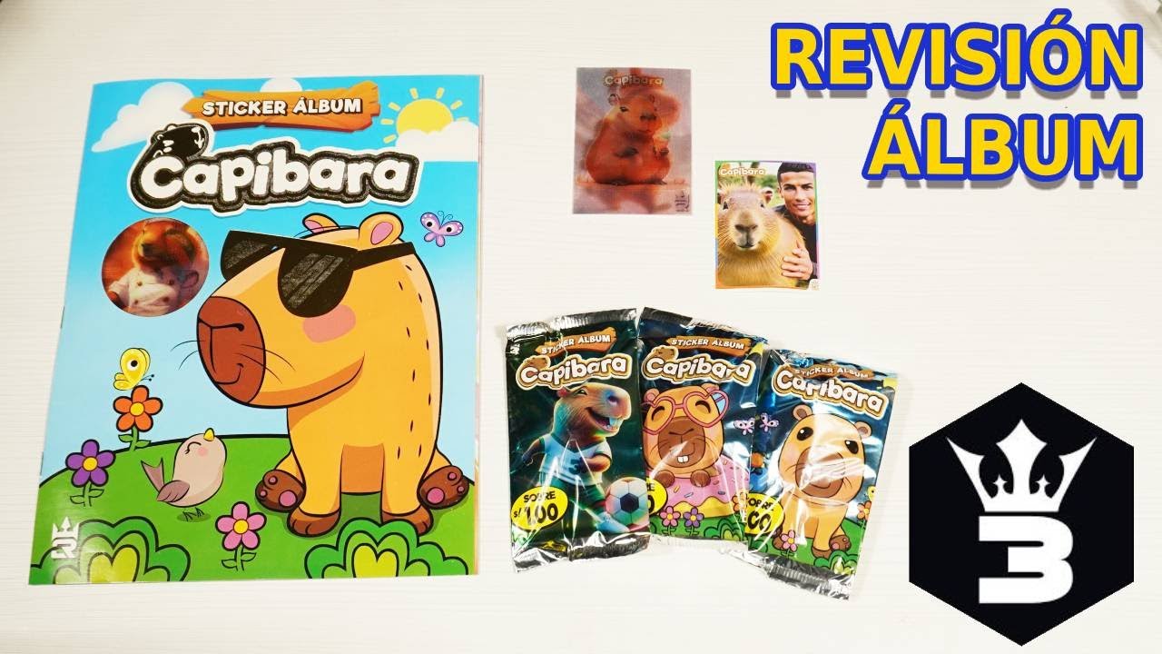 Nuevo Álbum CAPIBARA de 3 REYES: Revisión álbum + muñecos + CARDS (No sale bien)