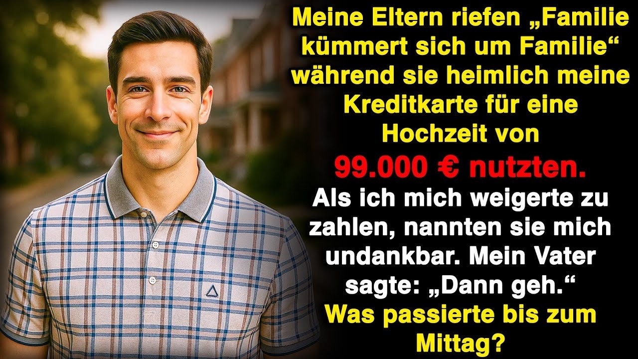 Meine Eltern benutzten meine Kreditkarte für eine 99.000-€-Hochzeit und nannten mich undankbar!