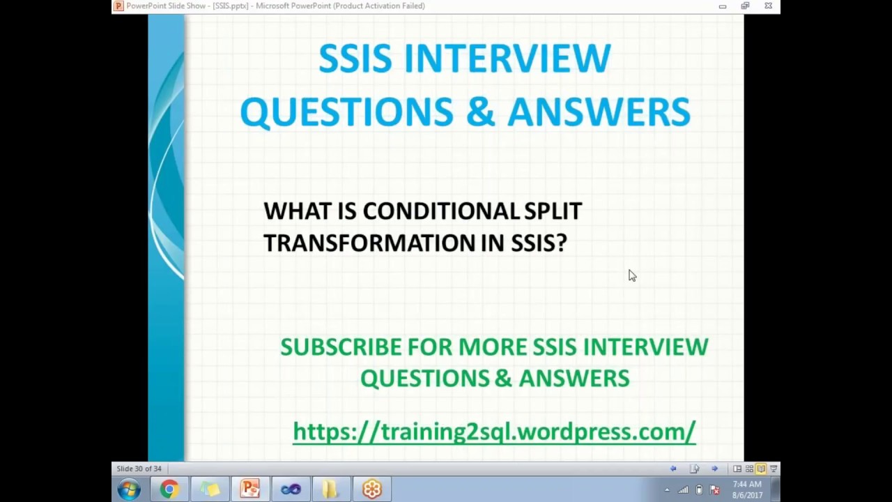 CONDITIONAL SPLIT TRANSFORMATION IN SSIS