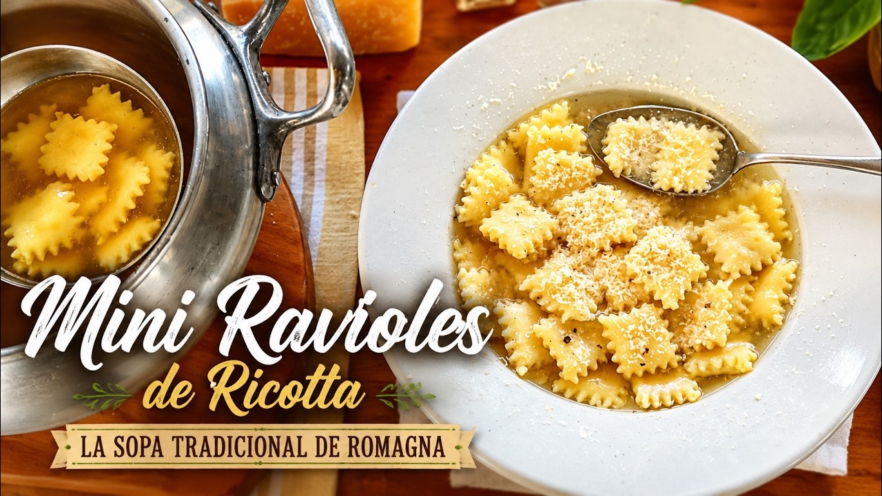 Sfoglia Lorda / Mini Ravioles de Ricotta