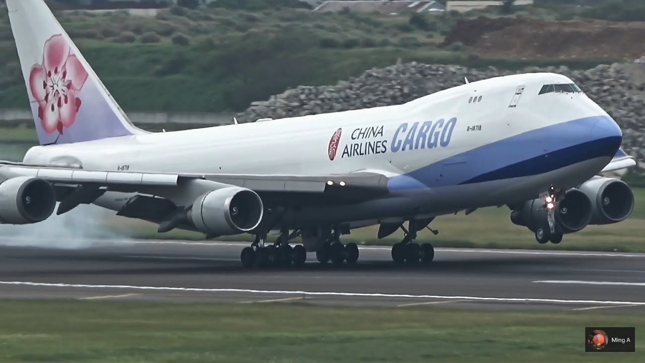 飛機降落特寫 北跑道彙整｜桃園機場觀景台 Plane Spotting TPE/RCTP
