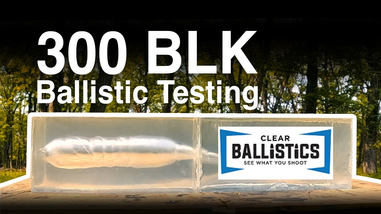 Soft-Point 300 Blackout vs. Ballistic Gel