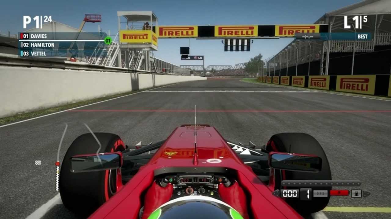 F1 2012 PC Championship Challenge Ultra Settings 2nd Race For Ferrari 26thSept/2012 Part 2